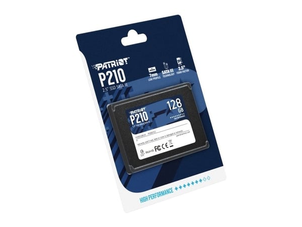 Patriot P210 - SSD - 128 GB - intern - 2.5" - SATA 6Gb/s