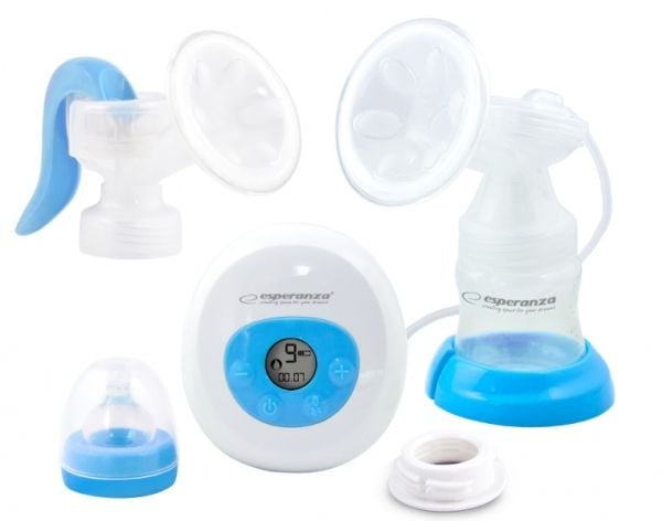 Esperanza GEMELOS - Breast pump - trådløs - med manual breast pump