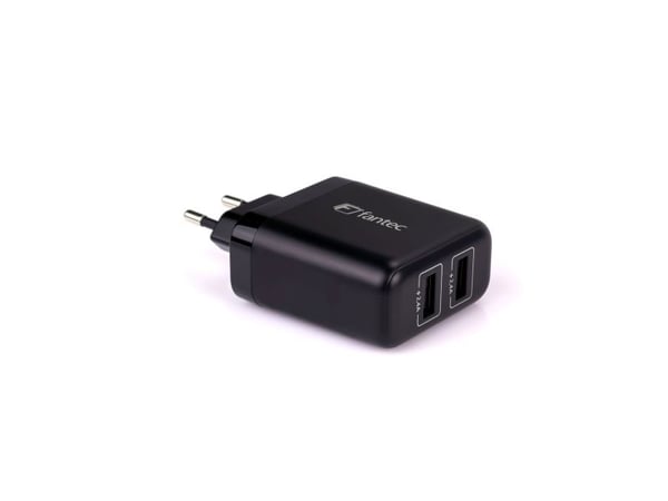 FANTEC SC-A224 - Strømadapter - 24 watt - 4.8 A - QC - 2 utgangskontakter (USB)
