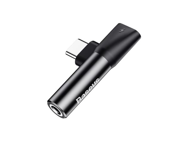 Baseus CATL41-01, Type-C, Type-C / 3.5 mm, Svart