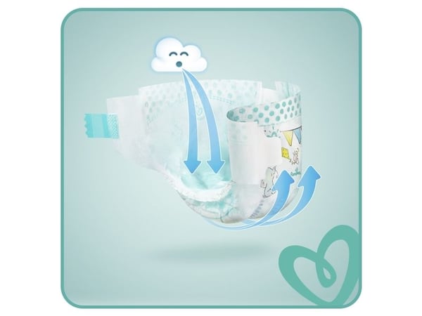 Pampers bleier Active Baby 4, 9–14 kg, 180 stk.