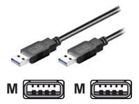 M-CAB - USB-kaapeli - USB Type A (han) til USB Type A (han) - USB 3.0 - 3 m - lajittelu