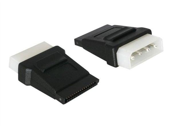 Delock - Strømadapter - SATA-strøm (hann) til 4-pin intern strøm (hann)
