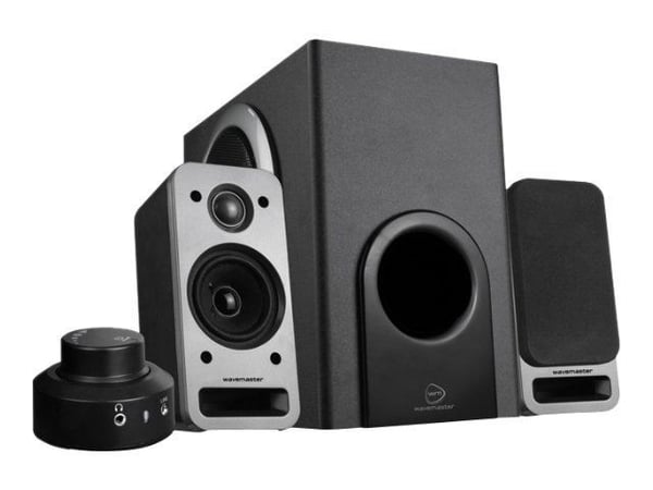 Wavemaster MX 3+ - høyttalersystem - for PC - 2.1 kanal - 60 watt (totalt)
