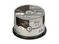 Intenso - 50 x CD-R - 700 MB (80 min) 52x - blekkstråleskrivbar overflate - spindel