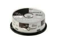 Intenso - 25 x CD-R - 700 MB (80 min) 52x - blekkstråleskrivbar overflate - spindel