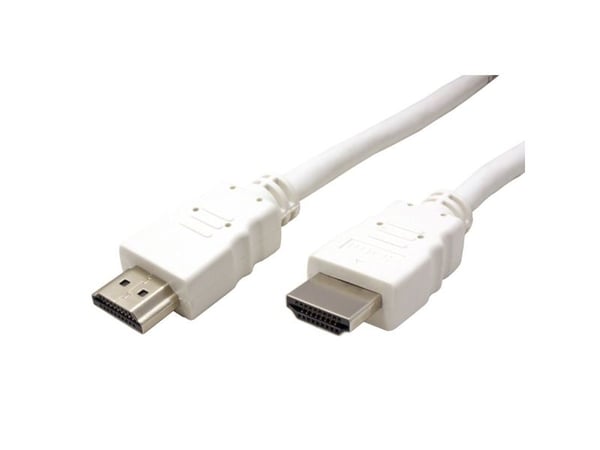 Value 11.99.5706, 7,5 m, HDMI-tyyppi A (vakio), HDMI-tyyppi A (vakio), 3D, Äänen paluukanava (ARC), Valkoinen