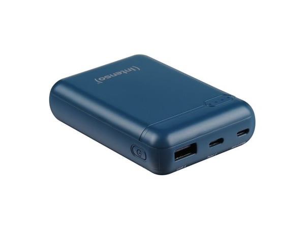 Intenso XS10000 - Strømbank - 10000 mAh - 3.1 A - 2 utgangskontakter (USB, USB-C) - bensin