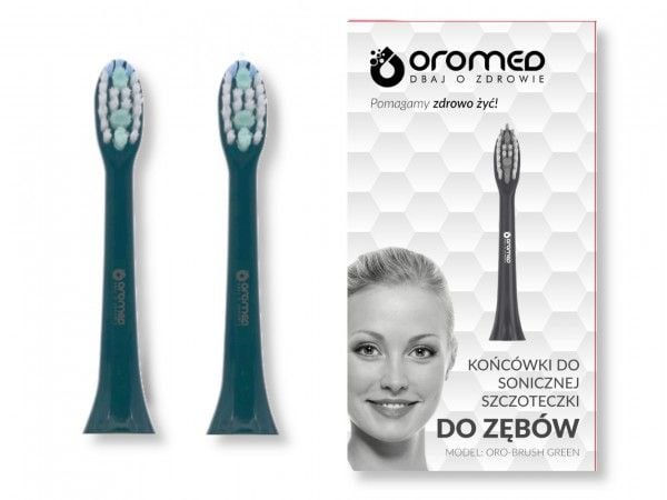 Oromed ORO-BRUSH GREEN, Voksen, Sonik tannbørste, Massasje, Polering, Sensitiv / Myk, Whitening, 38000 bevegelser per minutt, Grønn, 2 min