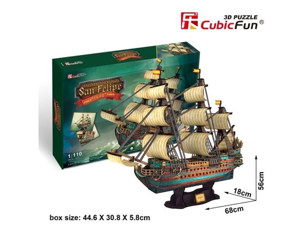 Cubicfun 3D-puslespill Zaglowiec The Spanish Armada – T4017H