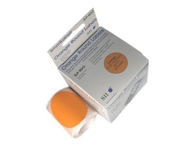 Seiko Instruments SLP-RDO - Oransje - 54 mm rund 120 etikett(er) (1 rull(er) x 120) runde etiketter - for Smart Label Printer 440, 440 Office Admin...