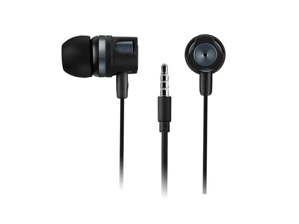 Canyon CNE-CEP3DG - Ørepropper med mikrofon - i øret - kablet - 3,5 mm jakk - mørk grå