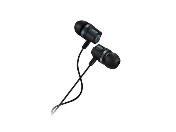 Canyon CNE-CEP3DG - Ørepropper med mikrofon - i øret - kablet - 3,5 mm jakk - mørk grå