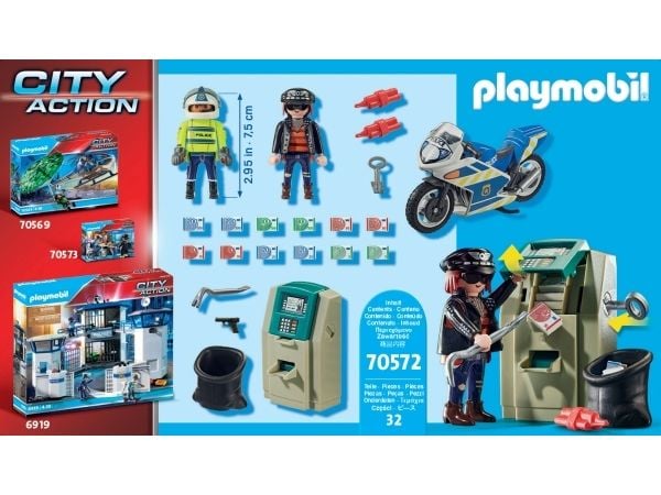 Playmobil City Action 70572, Lekefigursett, 3 år, Plast, 10 stykker, 226 g