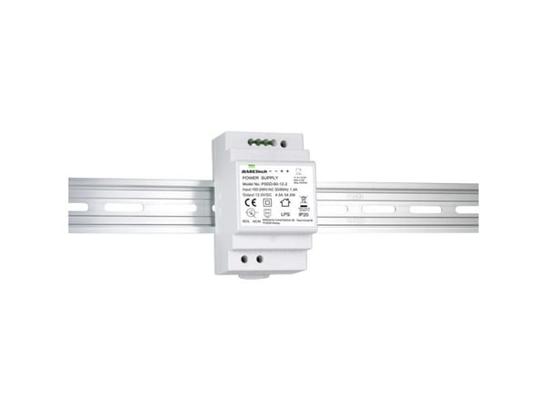 BASETech PSDD-60-12-2, PS-transformator, Hvit, Overbelastning, 100 - 240 V, 50 - 60 Hz, 12 V