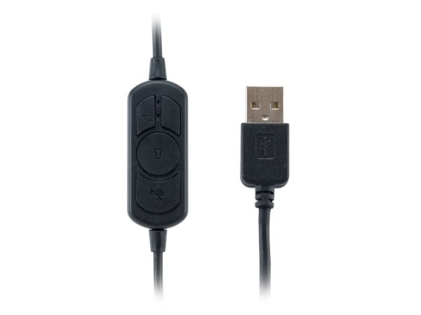 Equip 245305, Koblet med ledninger (ikke trådløs), 20 - 20000 Hz, Kontor/kundesenter, 97 g, Hodesett, Sort