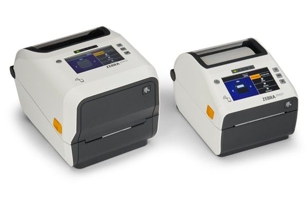 Zebra ZD621t-HC - Etikettskriver - termotransfer - Rull (11,8 cm) - 300 dpi - inntil 152 mm/sek - USB 2.0, LAN, seriell, USB-vert - hvit
