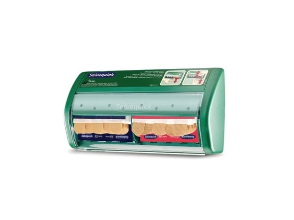 Salvequick Plasterdispenser - inkl. tekstil- og plastplastre