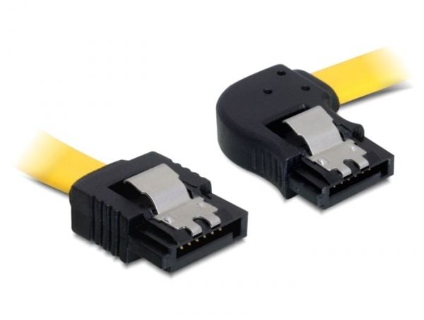 DeLOCK 0.5m SATA M/M, 0,5 m, Uros/uros, Keltainen