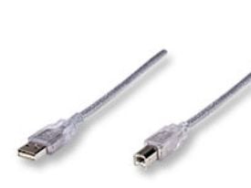 Manhattan Hi-Speed USB 2.0 kaapeli, 3m, USB A, USB B, Han/han