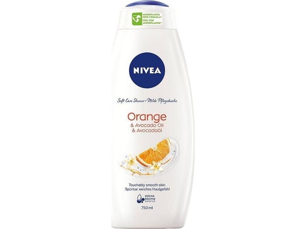 Nivea Bath Care Shower Gel Care &amp; Orange 750ml