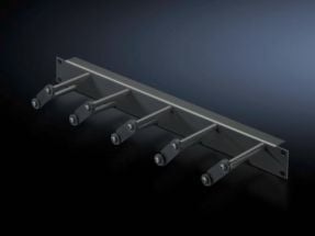 Rittal DK - Rackkabelstyringspanel - RAL 9005 - 1U - 19" - for TS IT