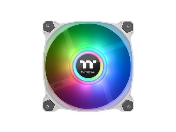 Thermaltake Pure Duo 12 ARGB Sync Radiator Fan - Kabinettvifte - 120 mm - hvit (en pakke 2)