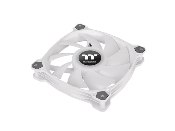 Thermaltake Pure Duo 12 ARGB Sync Radiator Fan - Kabinettvifte - 120 mm - hvit (en pakke 2)