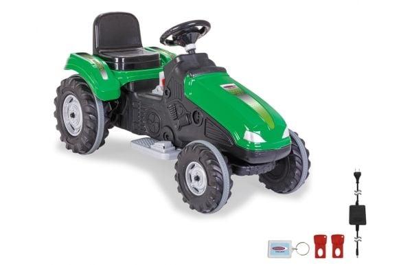 Jamara Ride On Tractor Big Wheel, 3 år, 4 hjul, Sort, Grønn