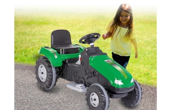 Jamara Ride On Tractor Big Wheel, 3 år, 4 hjul, Sort, Grønn