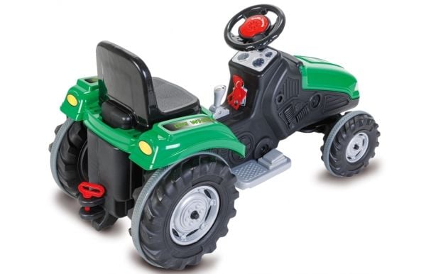 Jamara Ride On Tractor Big Wheel, 3 år, 4 hjul, Sort, Grønn