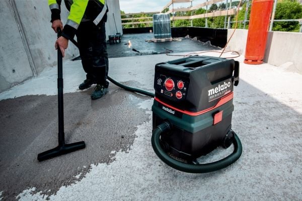 Metabo ASR 36-18 BL 25 M SC, Kuiva ja märkä, Musta, Vihreä, Punainen, Fleece, M, Painikkeet, Rotaatio, 25 L