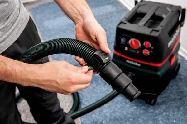 Metabo ASR 36-18 BL 25 M SC, Kuiva ja märkä, Musta, Vihreä, Punainen, Fleece, M, Painikkeet, Rotaatio, 25 L