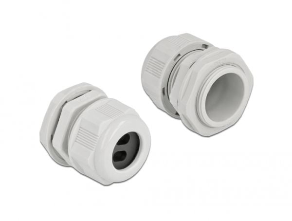 DeLOCK 60392, Harmaa, Muovi, 2 kpl, PG21, 8,6 mm, IP68
