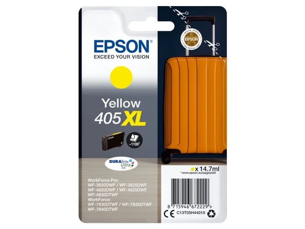 Epson 405XL original blekkpatron - 14,7 ml - gul