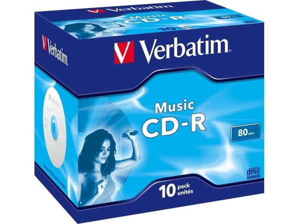Verbatim Live It! - 10 x CD-R (80 min) 16x - CD-eske