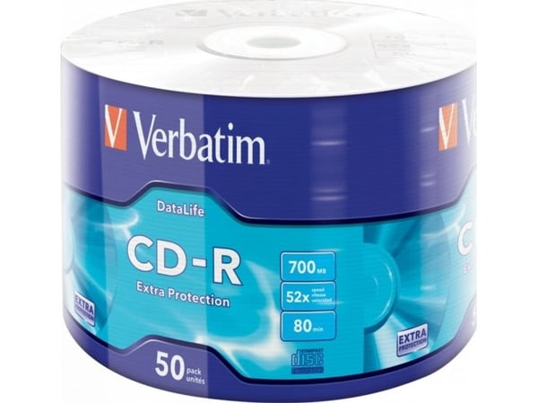 Verbatim DataLife Extra Protection - 50 x CD-R - 700 MB (80 min) 52x - spindle