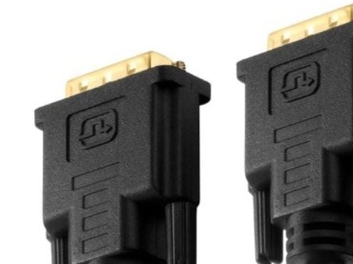 Purelink PureInstall PI4200 - DVI-kabel - dobbeltlenke - DVI-D (hann) til DVI-D (hann) - 7.5 m - svart