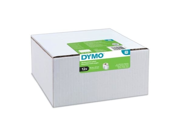 DYMO LabelWriter - Plast - permanet adhesiv - gjennomsiktig - 36 x 89 mm 260 etikett(er) (1 rull(er) x 260) adresselapper - for DYMO LabelWriter 31...