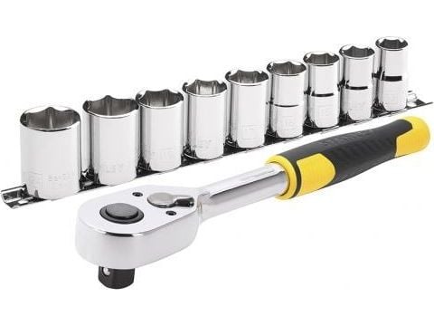 STANLEY . 11 jakoavainta 1/2" + räikkä