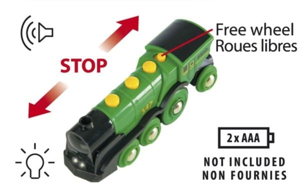 BRIO 33593 Big Green Action Locomotive
