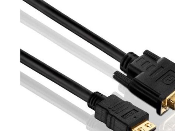 Purelink PureInstall PI3000 - Adapterkabel - enkeltlenke - DVI-D hann til HDMI hann - 3 m - trippel beskyttelse - svart