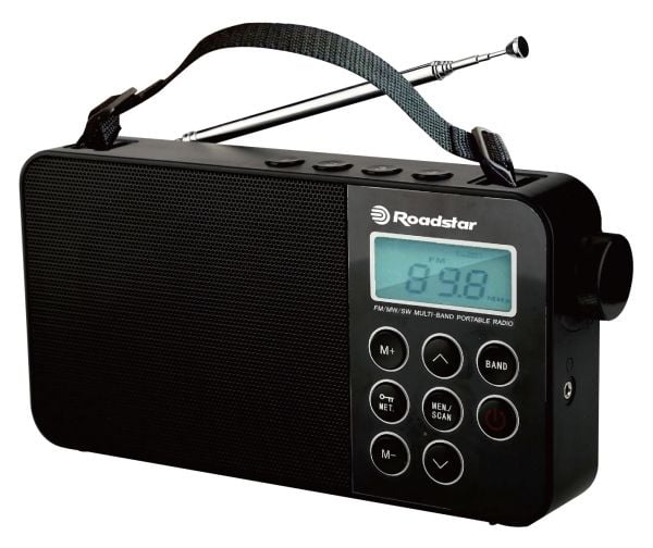 Roadstar TRA-2340PSW, Personligt, AM, FM, PLL, SW, LCD, Blå, 3,5 mm, Sort Roadstar TRA-2340PSW, Personligt, AM, FM, PLL, SW, LCD, Blå, 3,5 mm, Sort