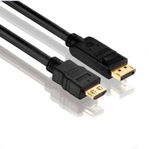 PureLink DisplayPort-HDMI-kaapeli - PureInstall 1.00m