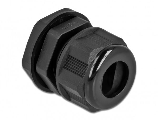 DeLOCK 60385, Musta, Muovi, 2 kpl, PG16, 1,4 cm, IP68