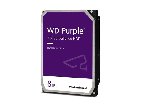 WD Purple WD84PURZ - Harddisk - 8 TB - intern - 3.5" - SATA 6Gb/s - 5640 rpm - buffer: 128 MB