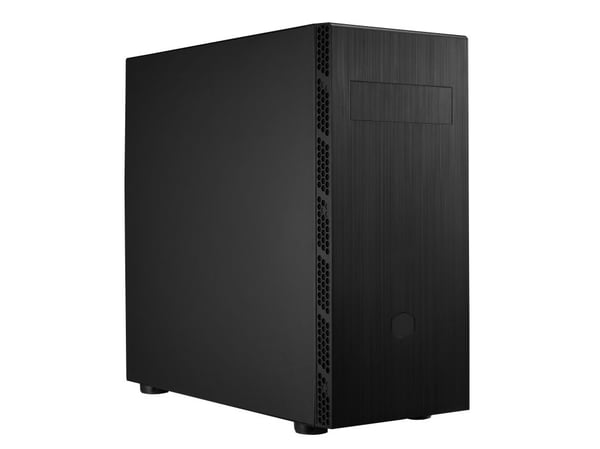 Cooler Master MasterBox MB600L V2 - Med ODD-støtte - mid tower - ATX - ingen strømforsyning (ATX) - svart - USB/lyd