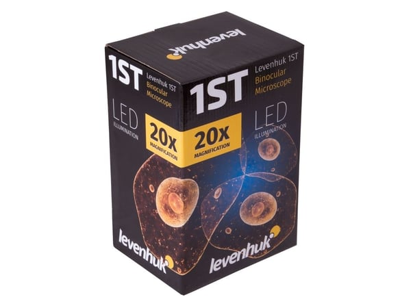 Levenhuk 1ST, Optisk, Hvit, Plastikk, 20x, WF10x, LED