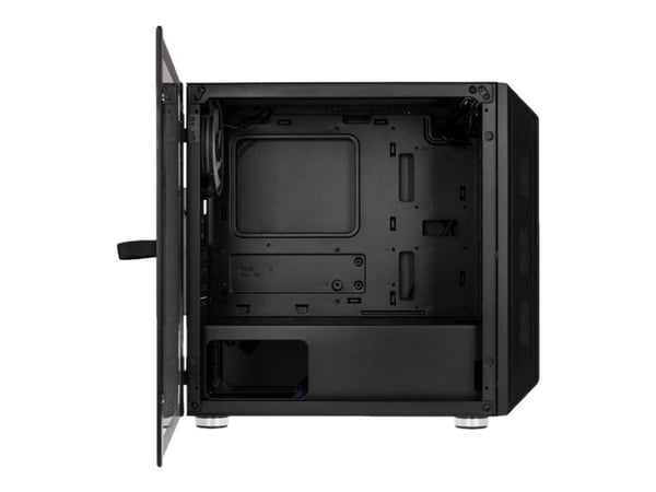 Kolink Citadel Mesh RGB - Tower - micro ATX - sidepanel med vindu (herdet glass) - ingen strømforsyning (ATX) - svart - USB/lyd