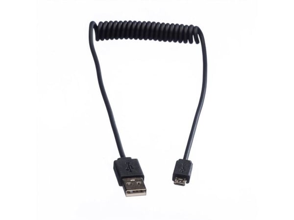 Roline USB-kaapeli USB 2.0 USB-A uros, USB-Mikro-B uros 1,00 m musta suojattu 11.02.8317